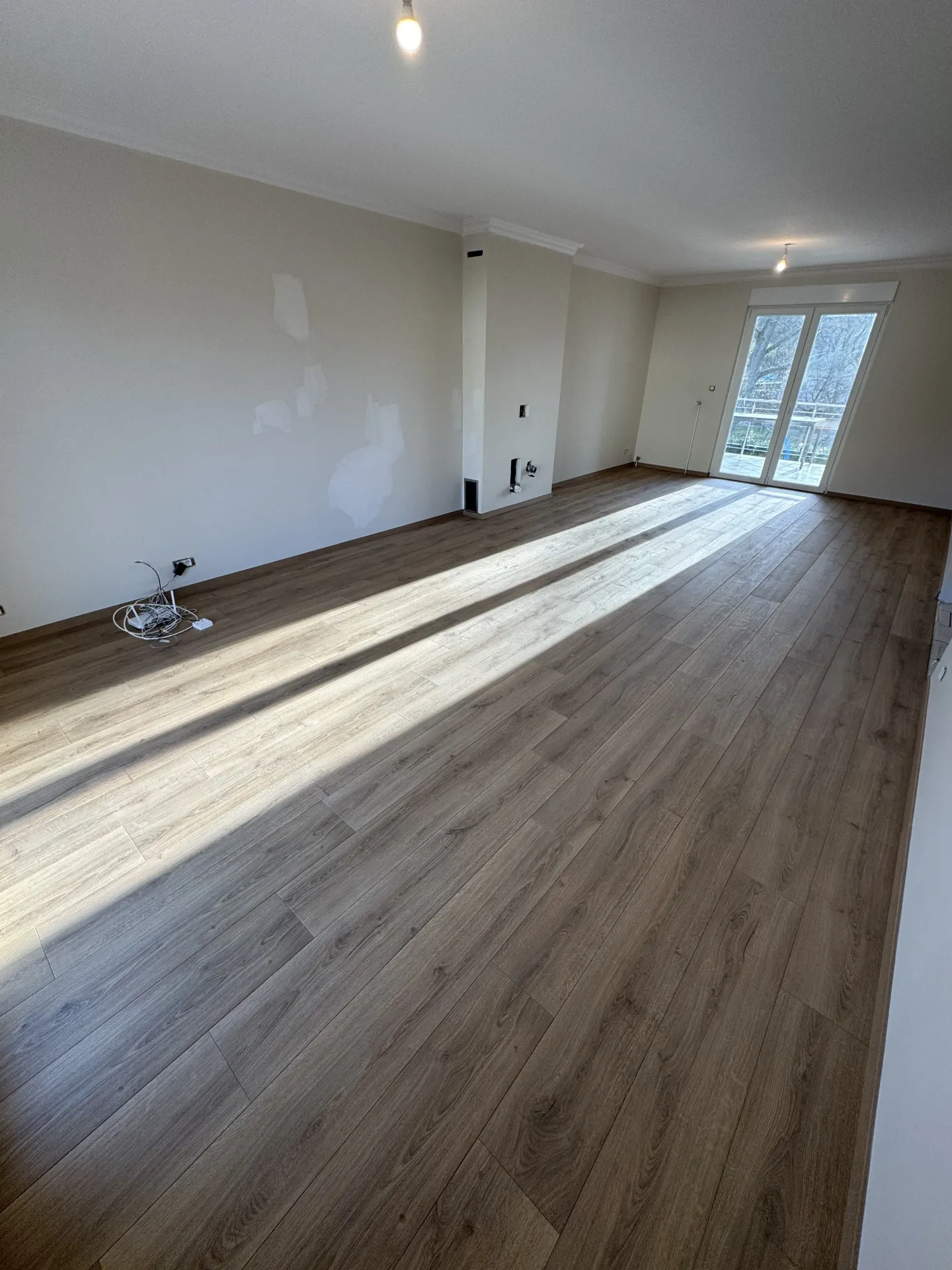 Pose parquet à Schoeneck — Après