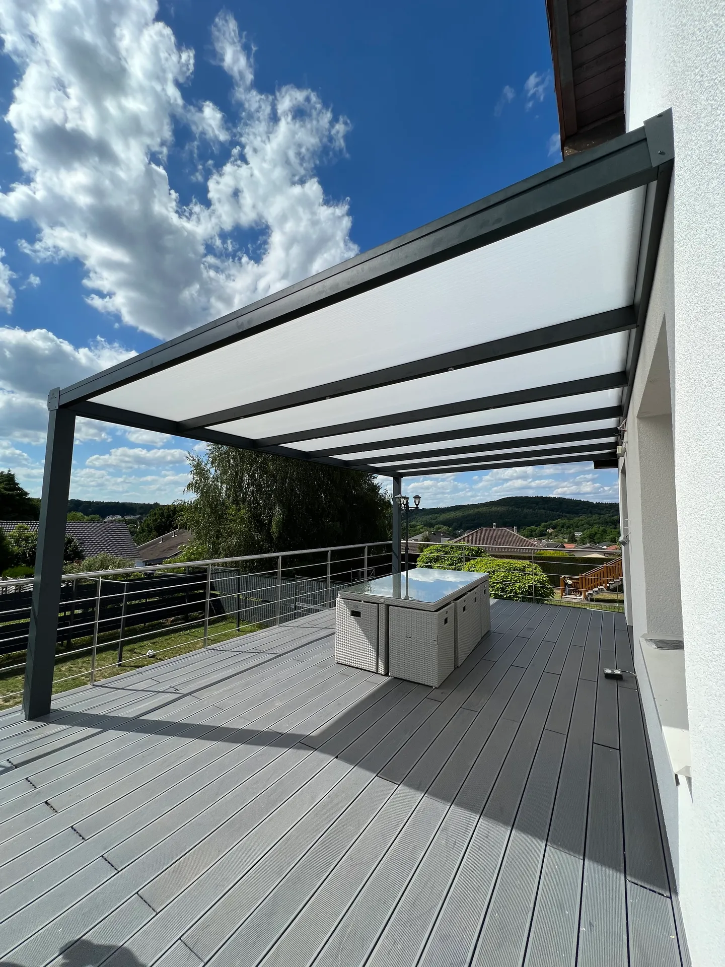 Pergola aluminium avec LED à Creutzwald