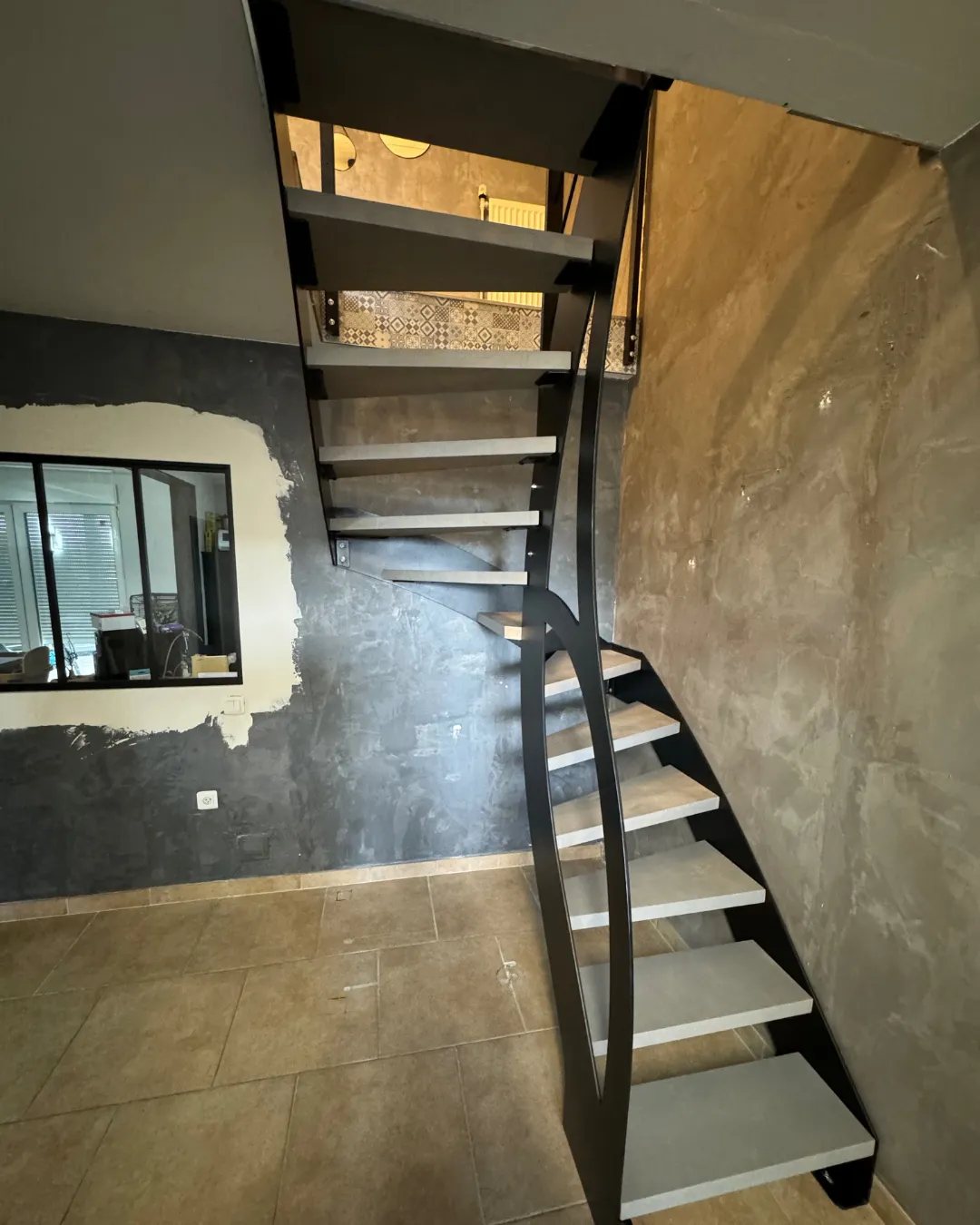 Fabrication et pose escalier à Sarreguemines